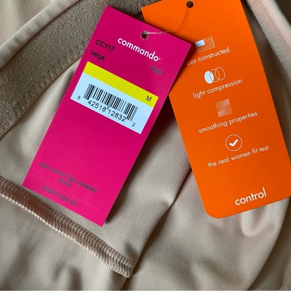 Commando Classic Control High Waisted Short Beige M - Picture 4 of 6